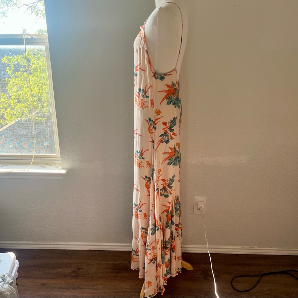 Free People Hibiscus Floral Star Chasing Maxi Dress Size Small - Picture 6 of 16